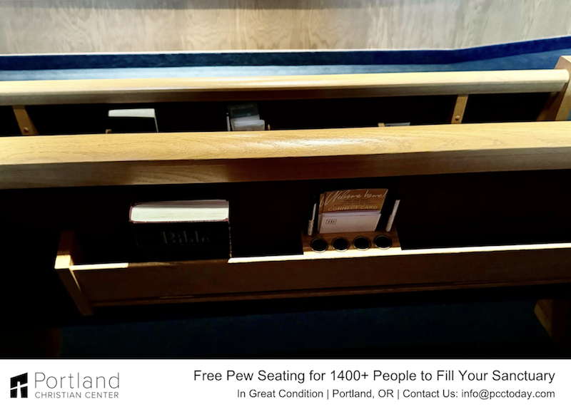 Free Pew Seating for 1400+ People to Fill Your Sanctuary | In Great ...